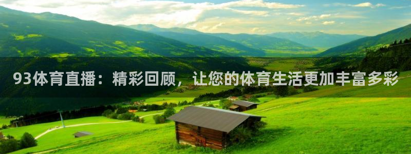 小九直播篮球：93体育直播：精彩回顾，让您的体育生活更加丰富多彩